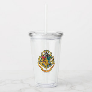 Verre En Acrylique Harry Potter  Cimier de Poudlard - Couleur complèt
