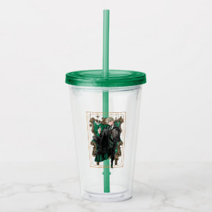 Verre En Acrylique HARRY POTTER™   Draco Malfoy assis en anime