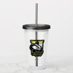 Verre En Acrylique HARRY POTTER™   HUFFLEPUFF™ Badge sportif