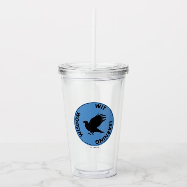 Verre En Acrylique Harry Potter| RAVENCLAW™ House Traits Graphique (Devant)