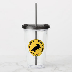Verre En Acrylique Harry Potter   Traits de la maison HUFFLEPUFF™ Gra