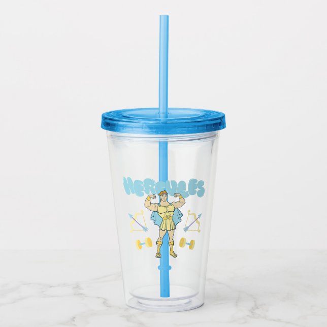 Verre En Acrylique Hercules Arrows and Dumbbells Flex Acrylic Tumbler (Devant)