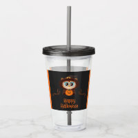 Hibou/Automne/Halloween/citrouille