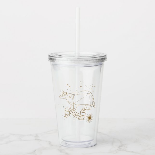 Verre En Acrylique HUFFLEPUFF™ Constellation Graphic (Devant)