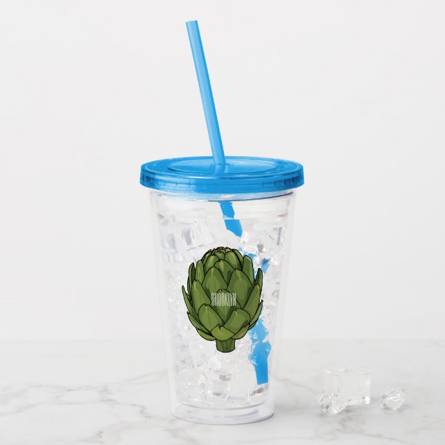 Verre En Acrylique Illustration d'artiste (Devant glace)