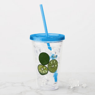 Verre En Acrylique Illustration de chaux Kaffir