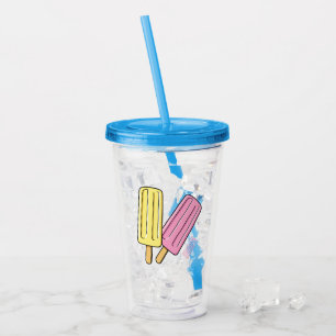 Verre En Acrylique Illustration de Ice pop