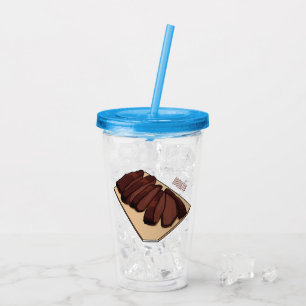 Verre En Acrylique Illustration de la poitrine de boeuf