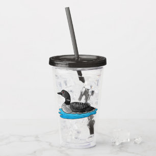 Verre En Acrylique Illustration de Loon bird