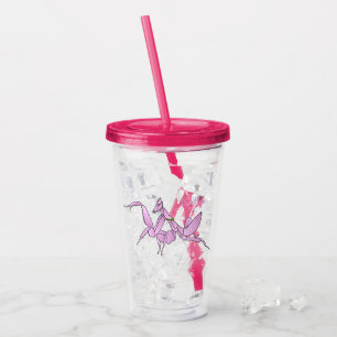 Verre En Acrylique Illustration de l'orchidée mante