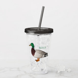 Verre En Acrylique Illustration du canard de Majard