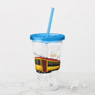 Verre En Acrylique Illustration du chariot Mata