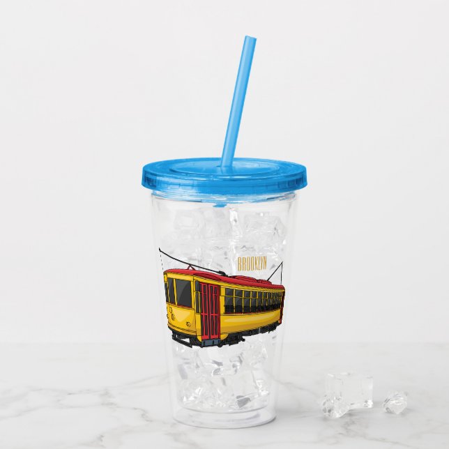 Verre En Acrylique Illustration du chariot Mata (Dos glace)
