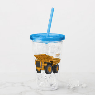 Verre En Acrylique Illustration d'un camion à grande échelle