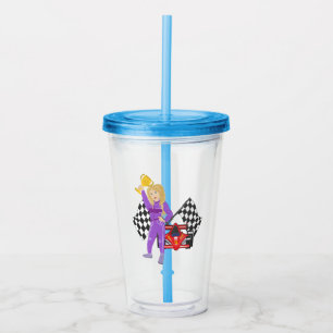 Verre En Acrylique Indycar Race Chick