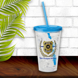 Verre En Acrylique Insigne de policier