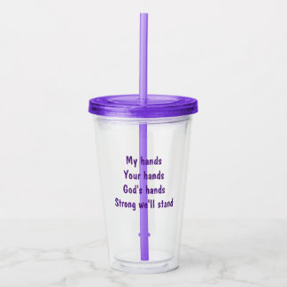 Verre En Acrylique Inspirational Tumbler 