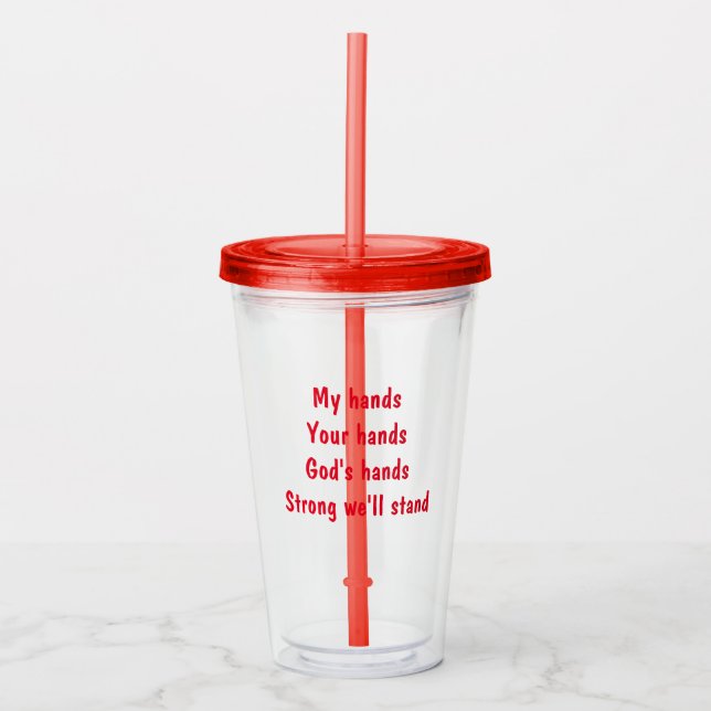 Verre En Acrylique Inspirational Tumbler (Devant)