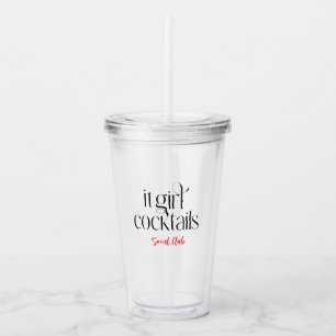 Verre En Acrylique It Girl Cocktails Social Club Tumbler
