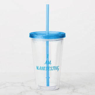 Verre En Acrylique Je manifeste Tumbler