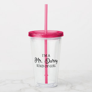 Verre En Acrylique Je suis M. Darcy, genre de fille