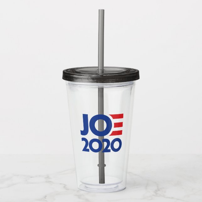 VERRE EN ACRYLIQUE JOE 2020 (Devant)