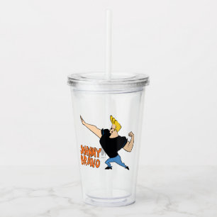 Verre En Acrylique Johnny Bravo Flexing