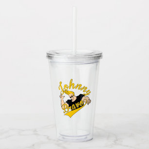 Verre En Acrylique Johnny Bravo Graphisme sportif