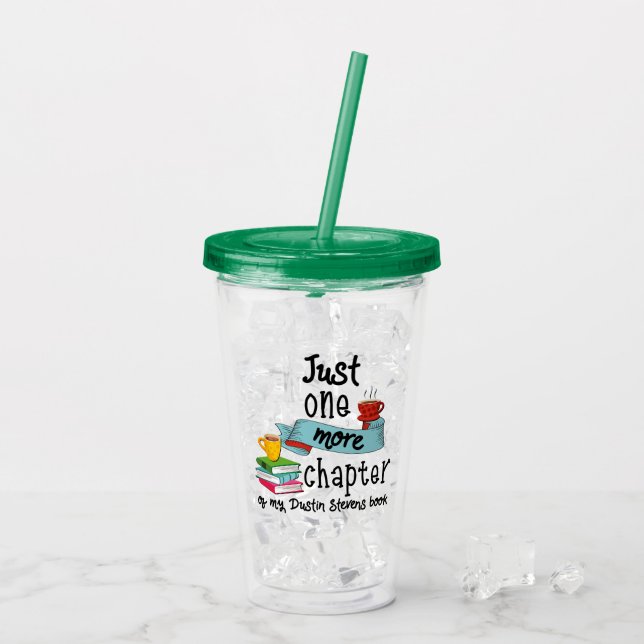 Verre En Acrylique Juste un chapitre de plus du livre My Dustin Steve (Dos glace)