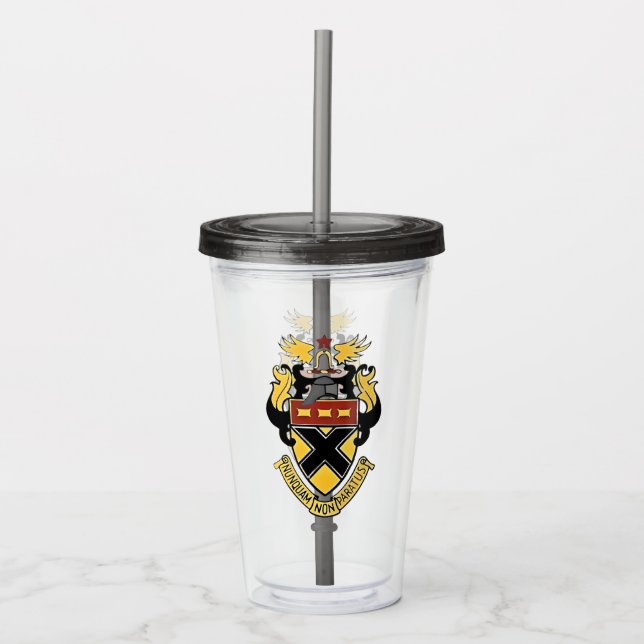 Verre En Acrylique Kemper Military School & College Crest (Devant)