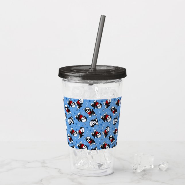Verre En Acrylique KiniArt Cutieface Havanais Acrylique Tumbler (Dos glace)