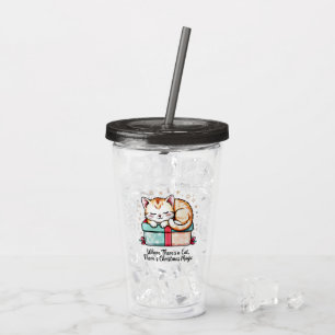 Verre En Acrylique Kiton endormi réconfortant - Cadeau pour amateur d