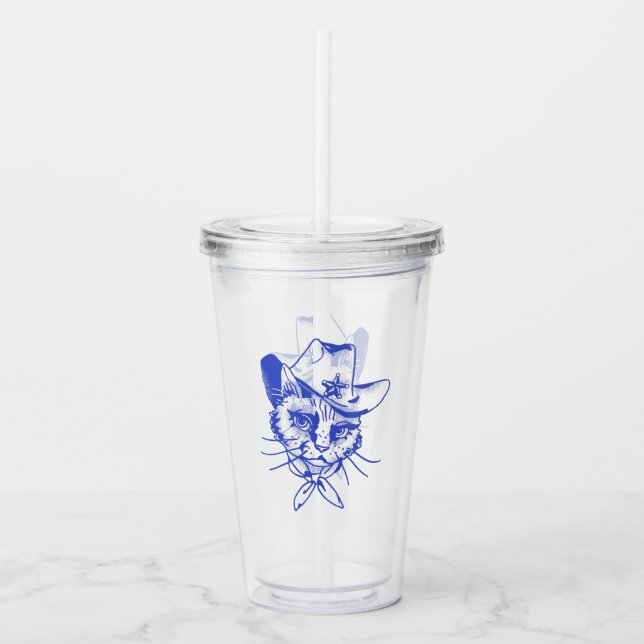 Verre En Acrylique Kitty Acrylic Tumbler (Devant)