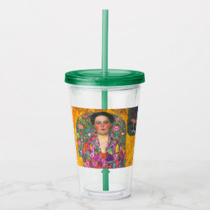 Verre En Acrylique Klimt Portrait d'Eugenia Primavesi