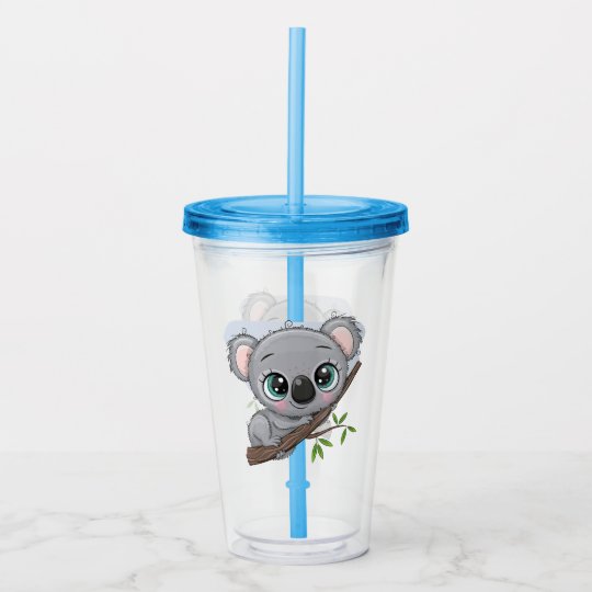 Verre En Acrylique Koala De Bebe Zazzle Fr