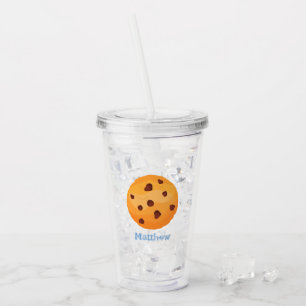 Verre En Acrylique Lait et cookies