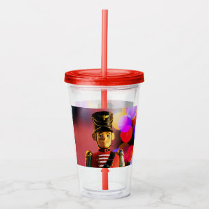 Verre En Acrylique L'ami soldat jouet classique de Noël de SlipperyJo
