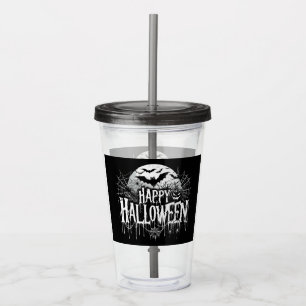 Verre En Acrylique L'art d'Halloween vintage