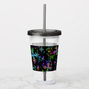 Verre En Acrylique L'atmosphère de Noël festive et animée de Slippery