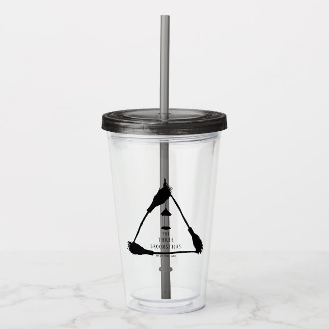 Verre En Acrylique LE logo TROIS BROOMSTICKS™ (Devant)