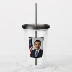 Verre En Acrylique Le président américain Barack Obama à la Maison Bl