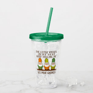 Verre En Acrylique Les voix de Littles obtiennent plus de gnomes