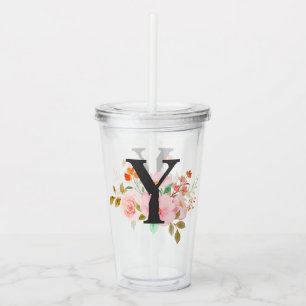 Verre En Acrylique Lettre Y