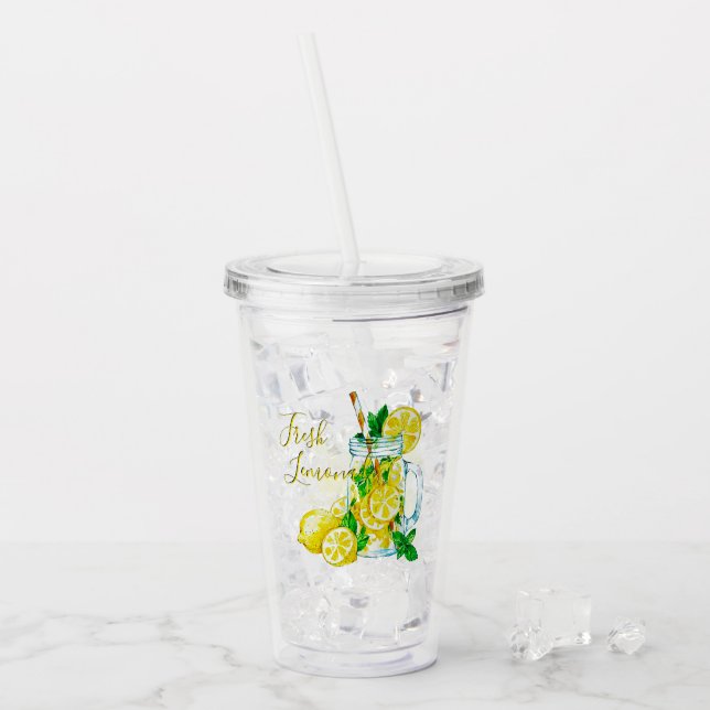 Verre En Acrylique Limonade  (Devant glace)