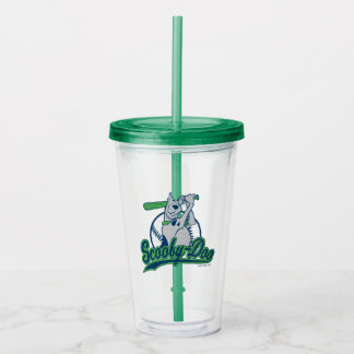Verre En Acrylique Logo de baseball Scooby-Doo