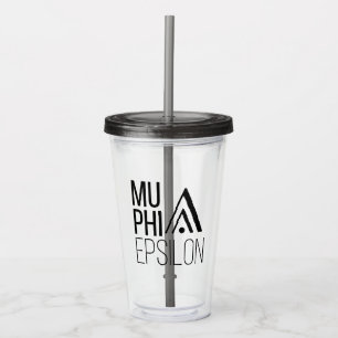 Verre En Acrylique Logo de Mu Phi Epsilon