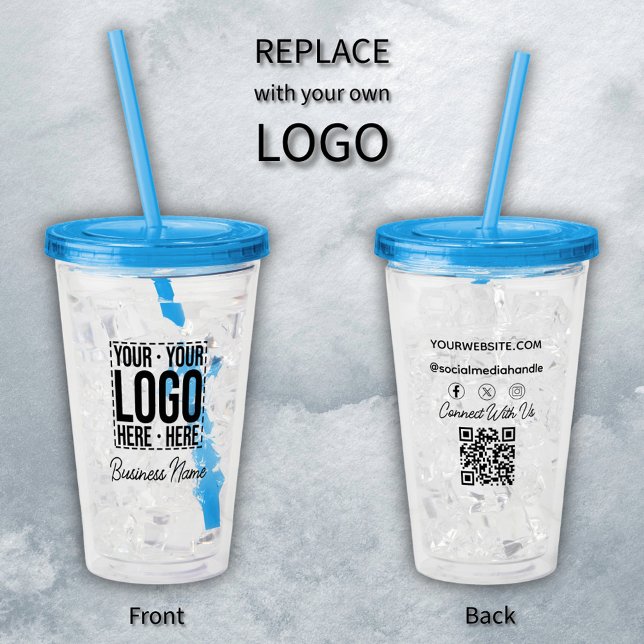 Verre En Acrylique Logo d'entreprise personnalisé Entreprise Cool mod (Créateur téléchargé)