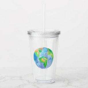 Verre En Acrylique Logo Devenez écolo-don de terre