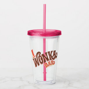 Verre En Acrylique Logo Wonka Bar