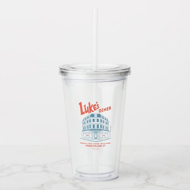 Verre En Acrylique Luke’s Diner Stars Hollow Design (Devant)